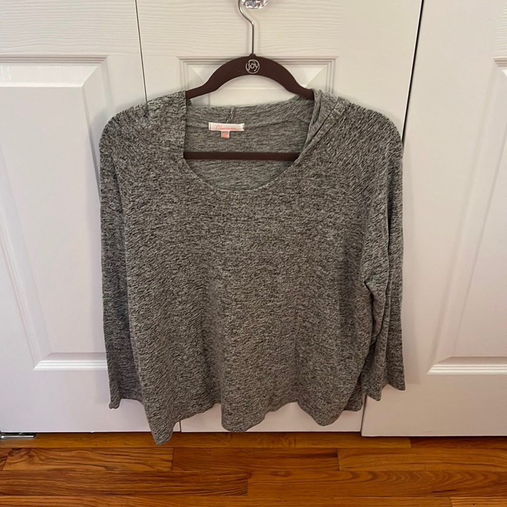 Grey light weight hooded sweater size M